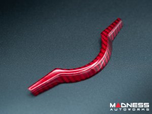 Alfa Romeo Giulia Center Console Frame Trim - Carbon Fiber - Red Candy - Pre '20 Models